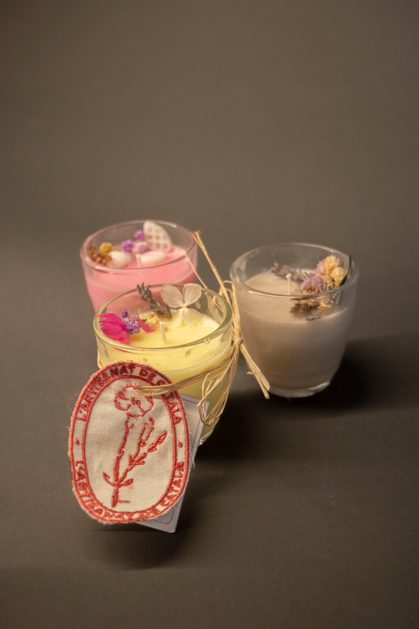 Bougie OLLIE en verre MUNSCH L'atelier