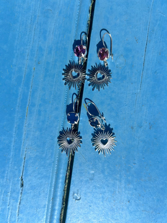 Boucles d'oreilles ÉCLAT D'AMOUR Argenté MUNSCH L'atelier