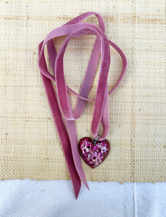 Collier résine Coeur MUNSCH L'atelier