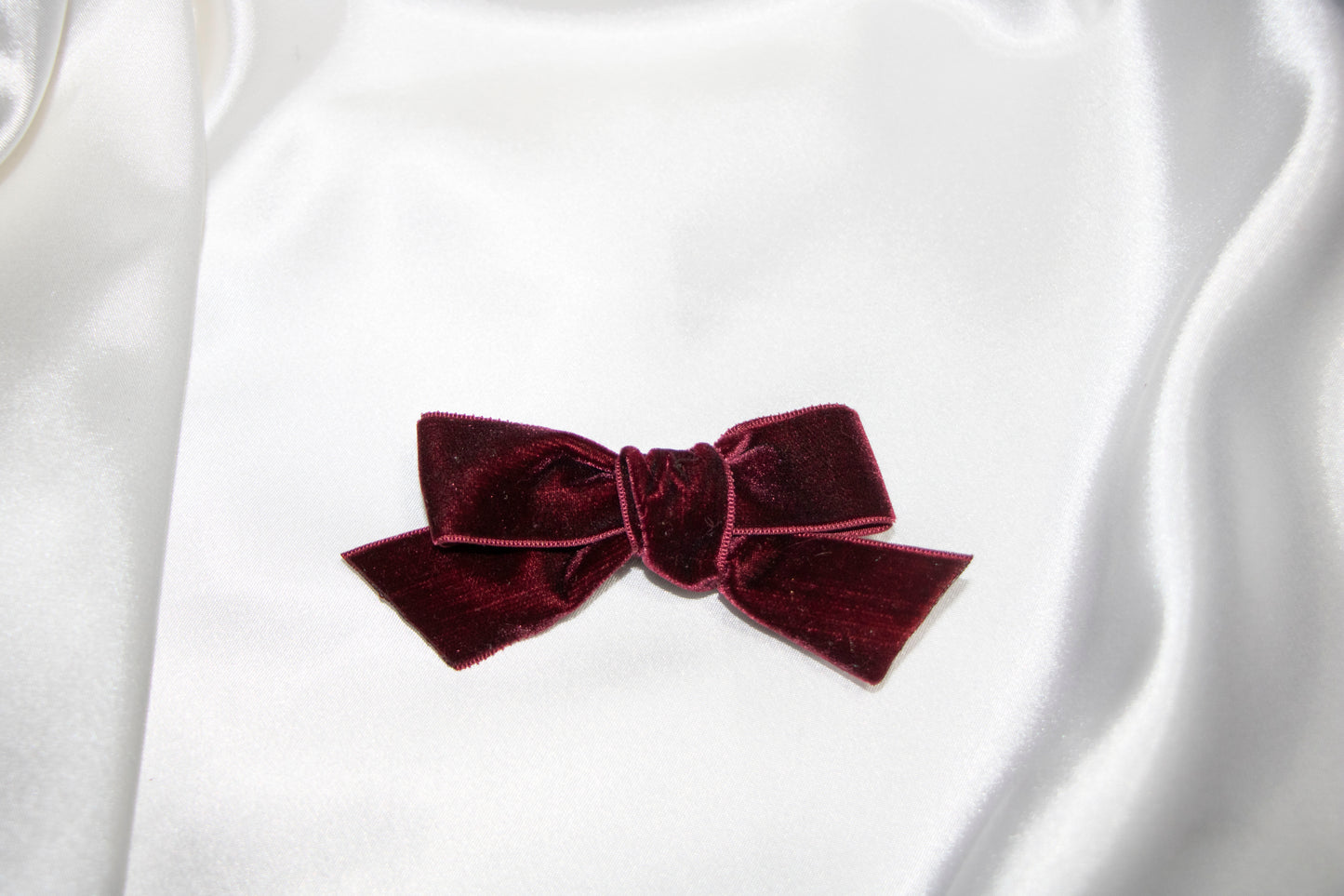 Barette noeud en velours