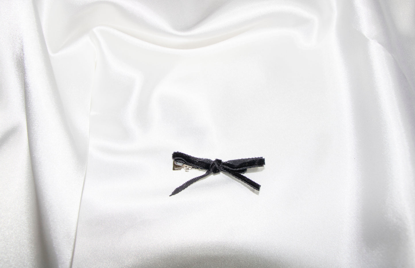 Barette noeud en velours