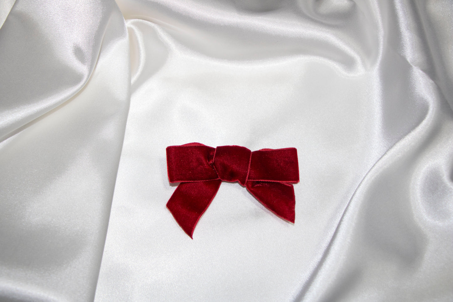 Barette noeud en velours