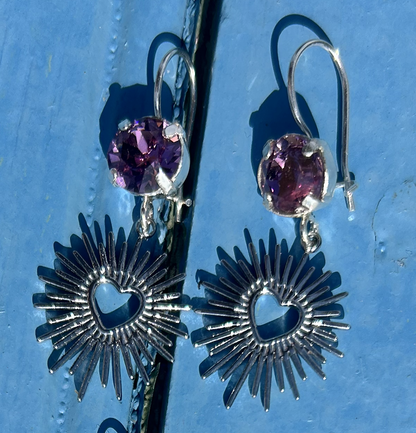 Boucles d'oreilles ÉCLAT D'AMOUR Argenté