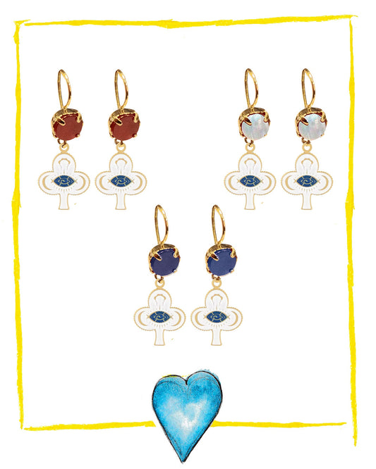 Boucles d'oreilles Talisman MUNSCH L'atelier